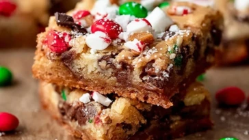 Santa's Trash Cookie Bars