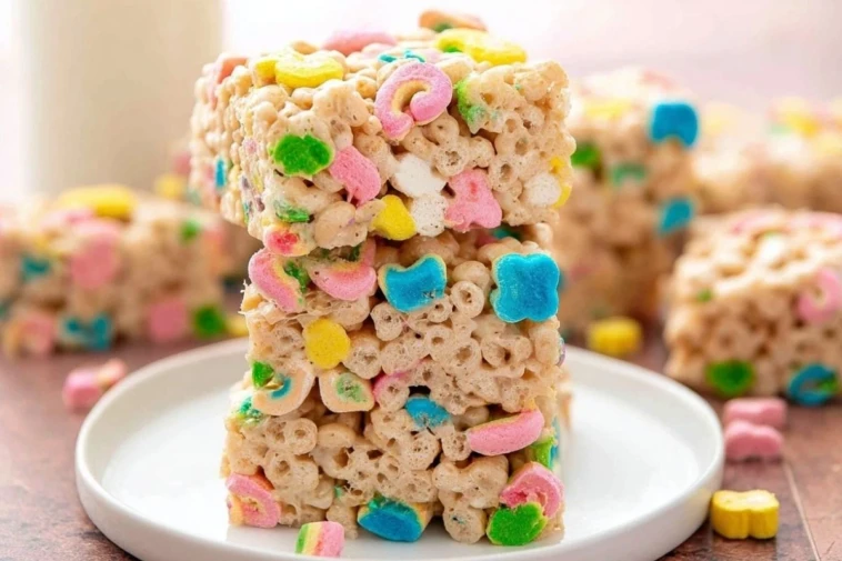 Soft Marshmallow Lucky Charms Treats