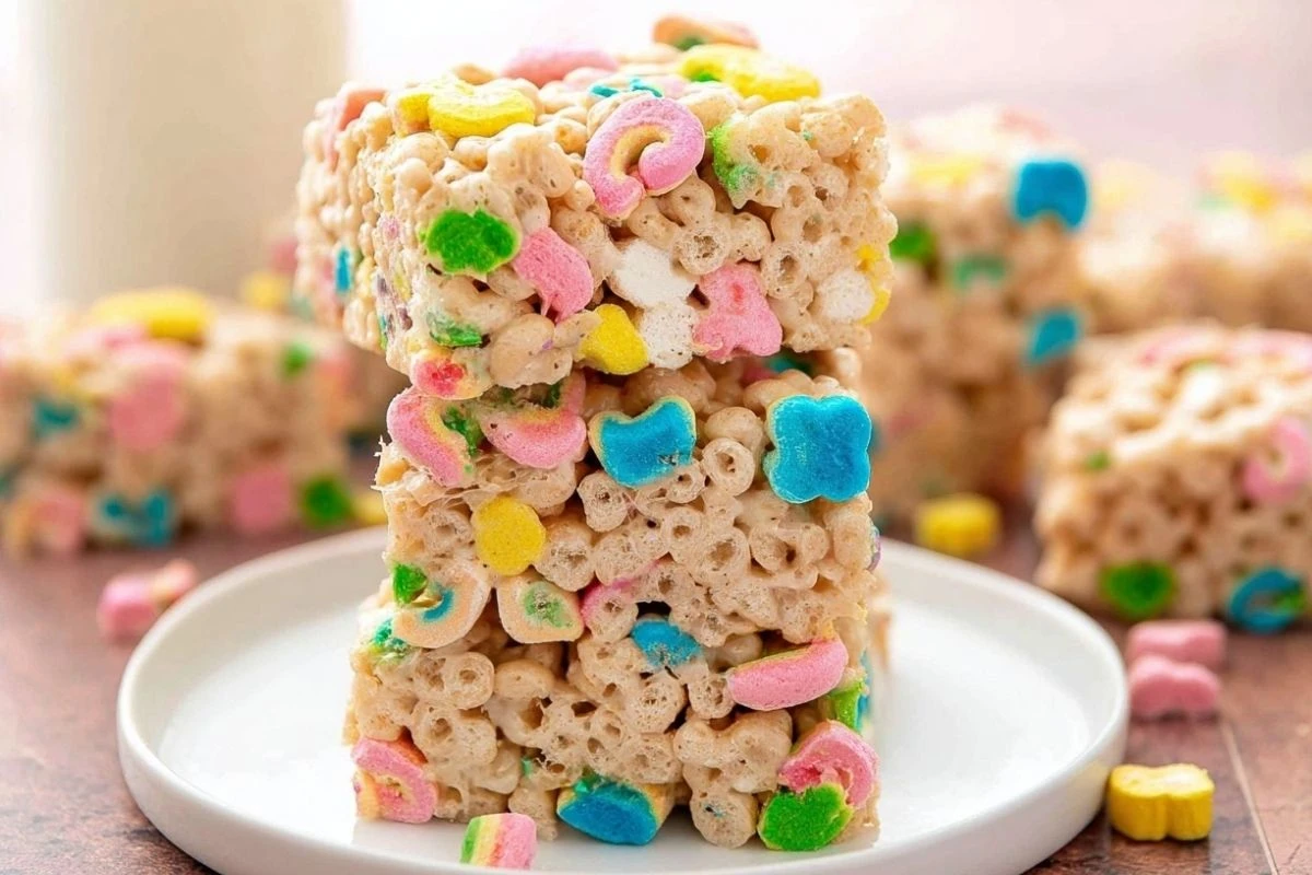 Soft Marshmallow Lucky Charms Treats