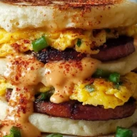 Spicy Chipotle Egg Breakfast Sandwiches