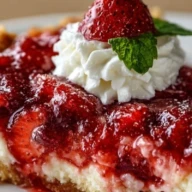 Strawberry Dump Cake