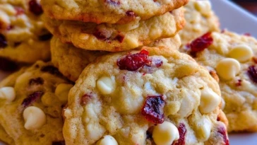 White Chocolate Cranberry Cookies