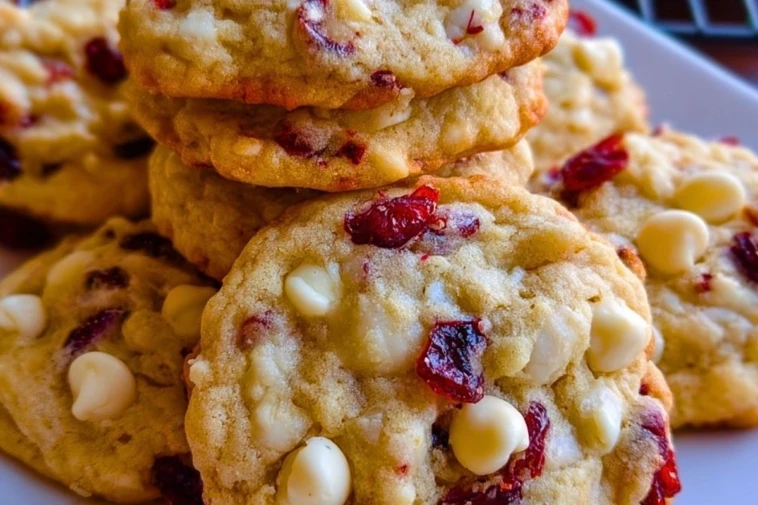 White Chocolate Cranberry Cookies