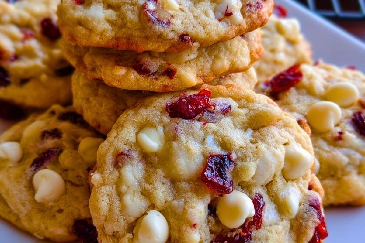 White Chocolate Cranberry Cookies